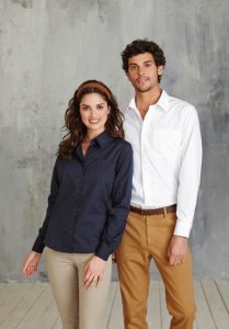 Camicia uomo personalizzabile a manica lunga Kariban - 541