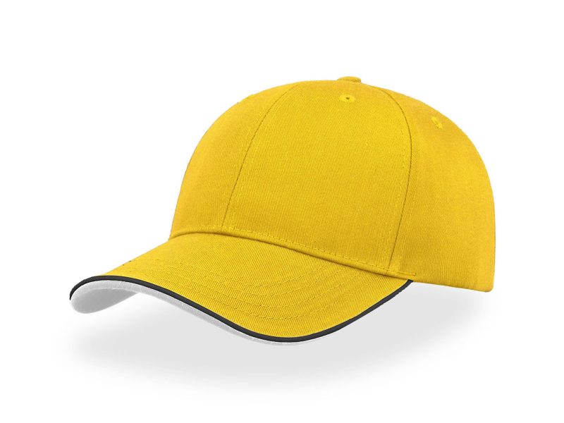 cappellino giallo ZOOM PIPING SANDWICH