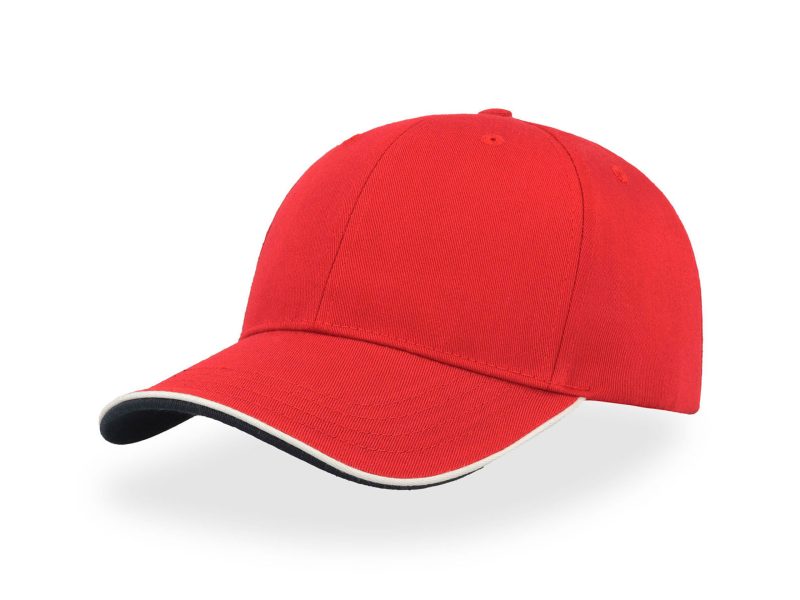 cappellino rosso ZOOM PIPING SANDWICH