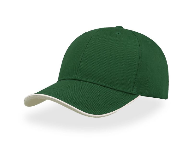 cappellino verde ZOOM PIPING SANDWICH