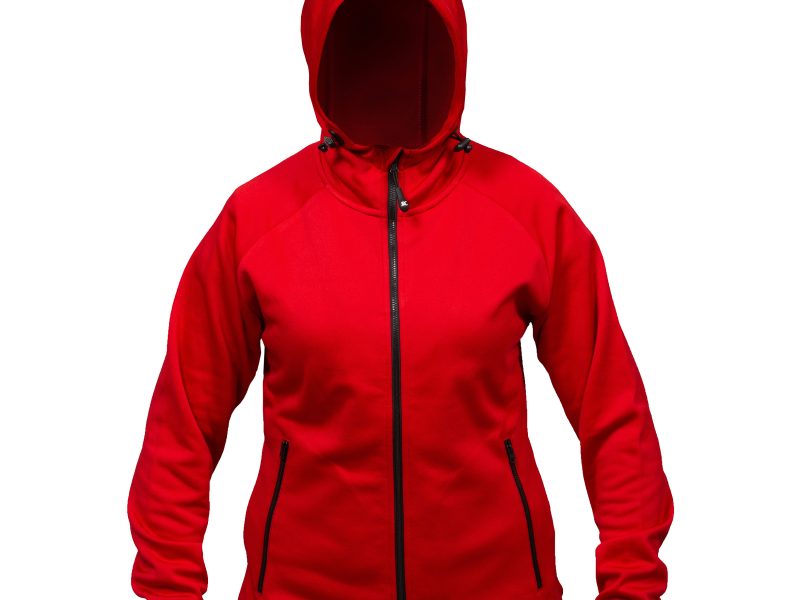 Felpa donna personalizzabile rossa - JRC Basilea Lady