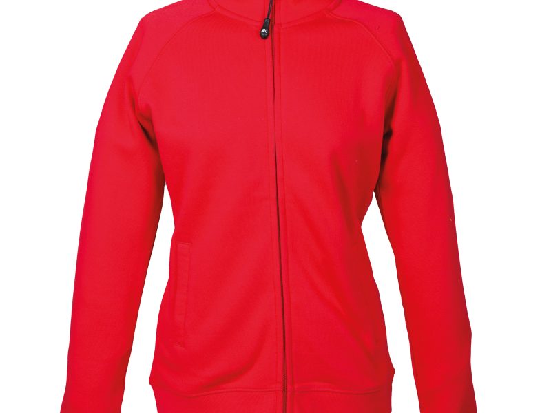 Felpa donna personalizzabile rossa - JRC Malesia Lady