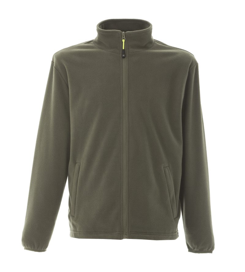 Felpa in pile personalizzabile verde militare - JRC Pile Copenaghen