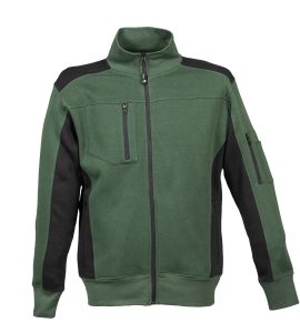 Felpa uomo personalizzabile JRC Cambridge - verde-nero