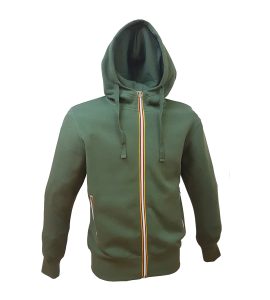 Felpa uomo personalizzabile JRC Las Vegas - verde militare