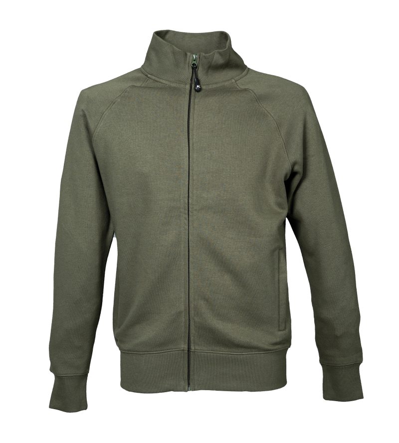 Felpa uomo personalizzabile JRC Malesia - verde militare