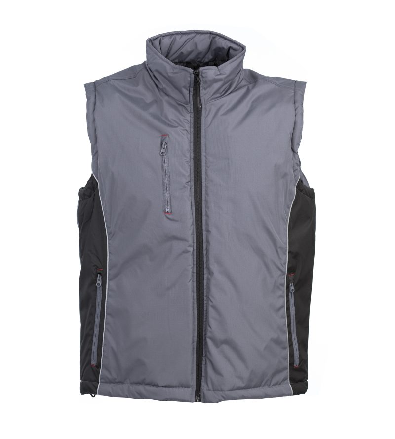 Gilet invernale uomo personalizzabile JRC Dresda - grigio