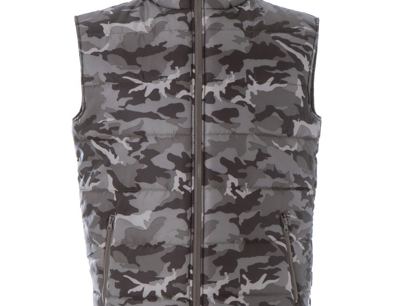 Gilet invernale uomo personalizzabile JRC New Shanghai - camouflage grigio