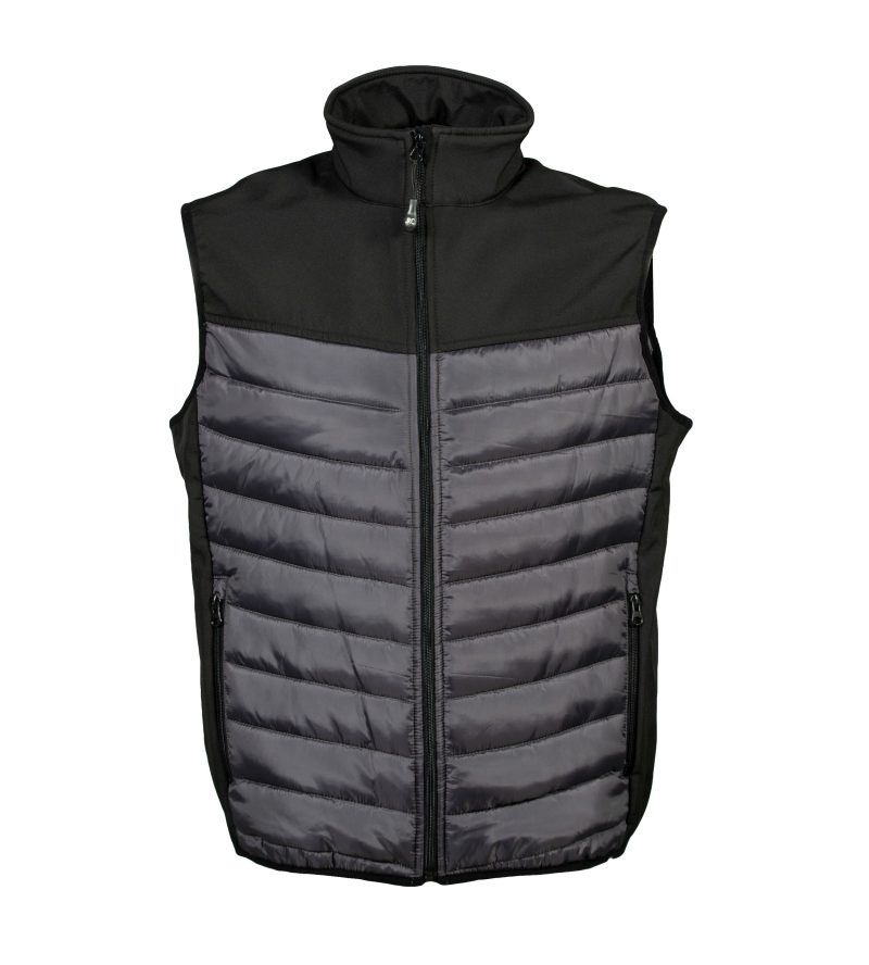 Gilet invernale uomo personalizzabile JRC Oslo - grigio