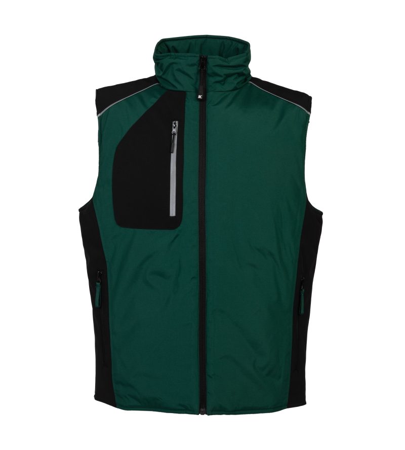 Gilet invernale uomo personalizzabile JRC Rotterdam - verde