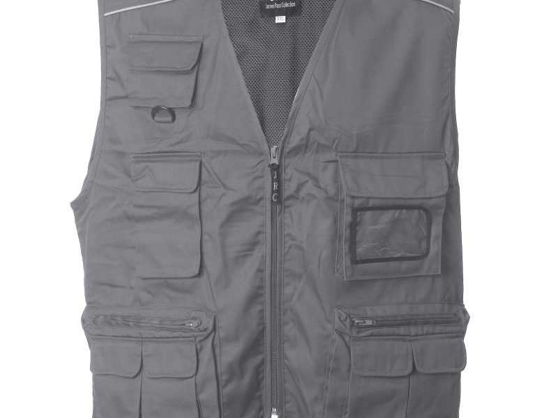 Gilet uomo personalizzabile JRC New Safari - grigio