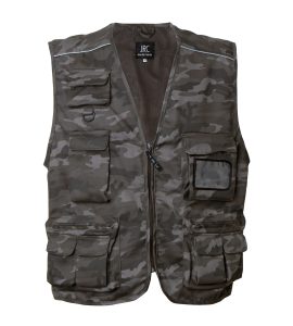 Gilet uomo personalizzabile JRC New Safari - grigio Camouflage