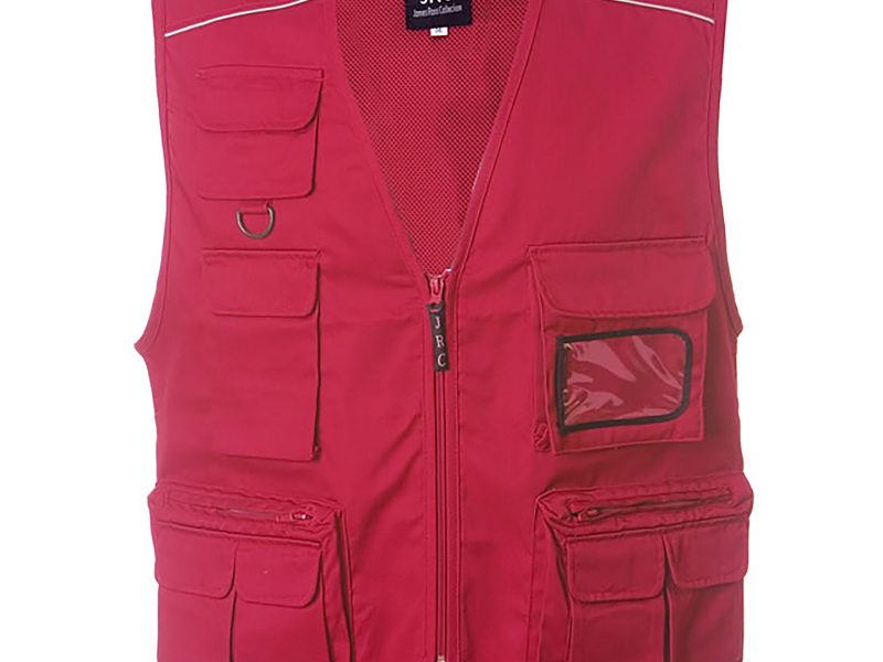 Gilet uomo personalizzabile JRC New Safari - rosso