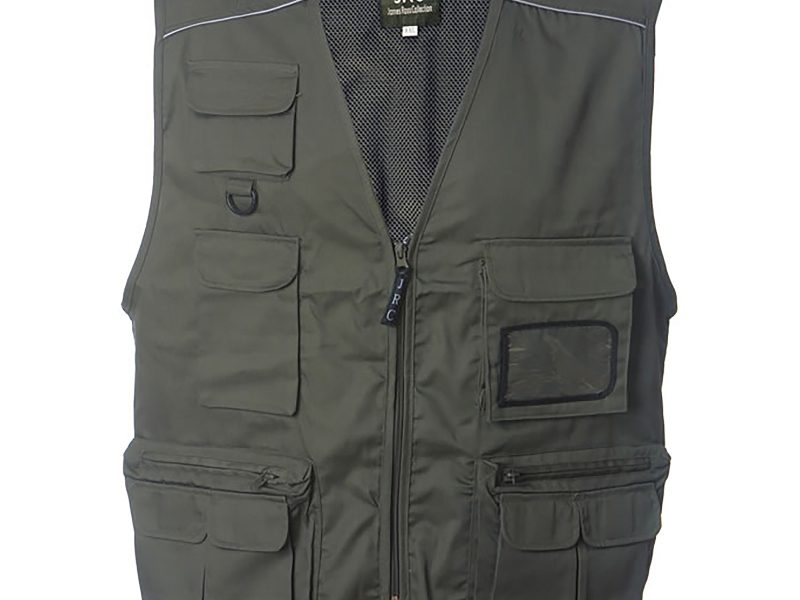 Gilet uomo personalizzabile JRC New Safari - verde