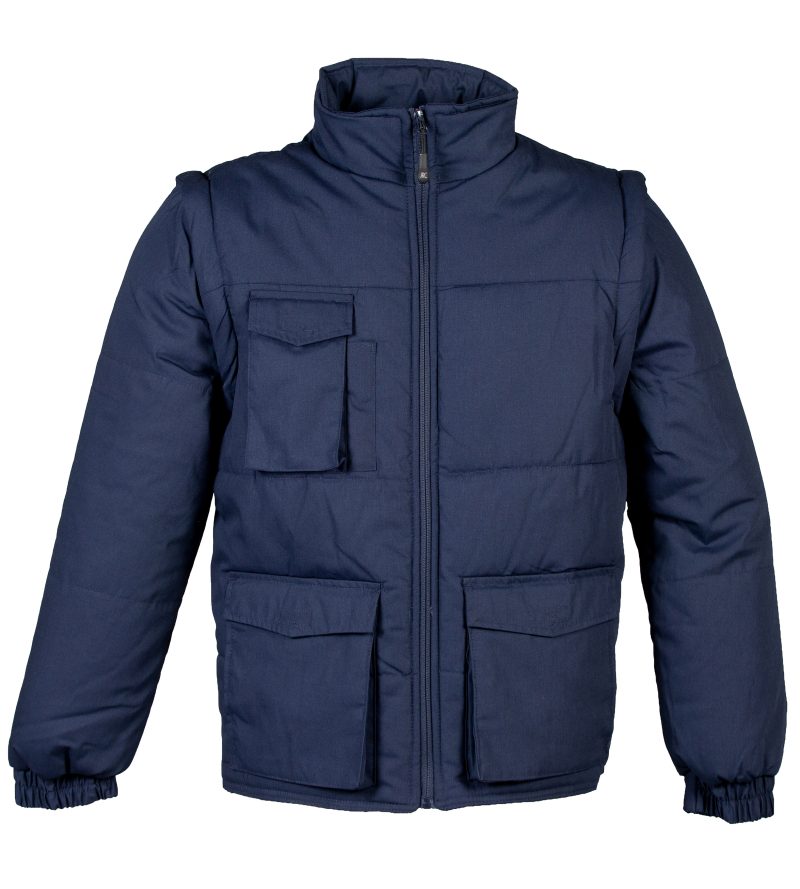 Giubbino invernale con manica staccabile uomo JRC Alabama - navy