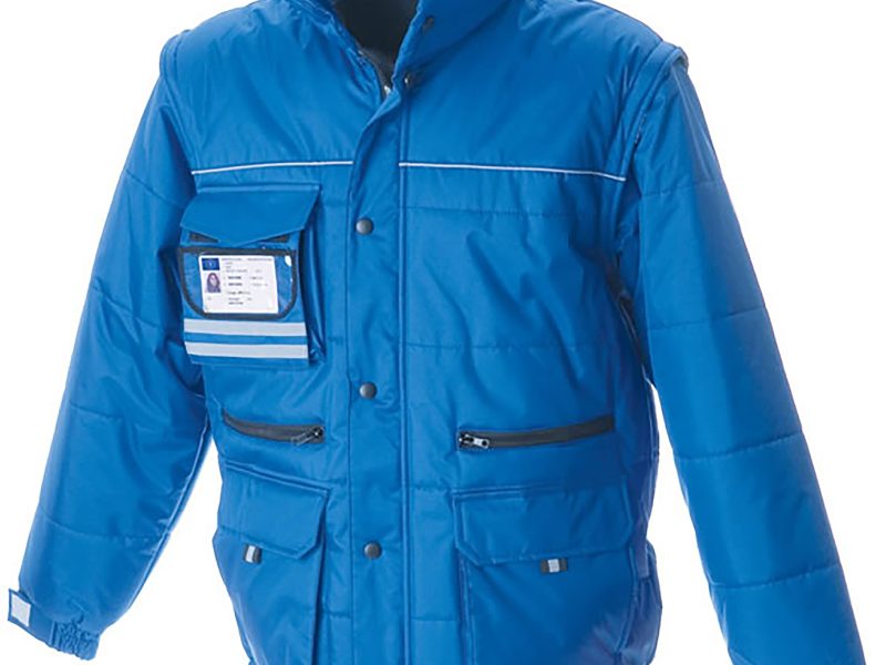 Giubbotto invernale con manica staccabile uomo JRC America - blu