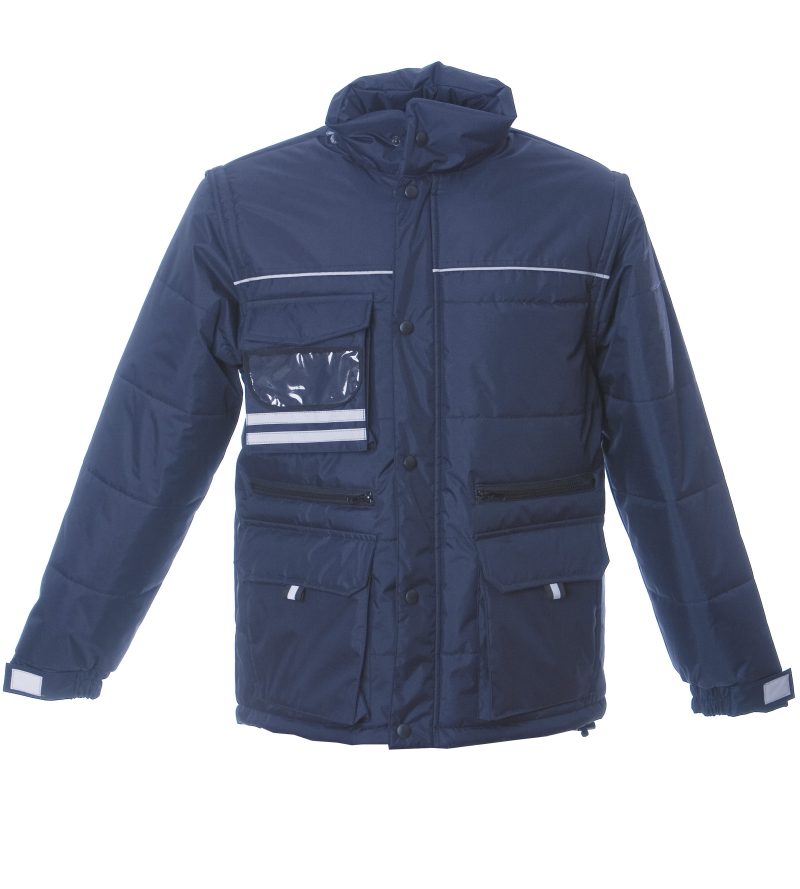 Giubbotto invernale con manica staccabile uomo JRC America - navy