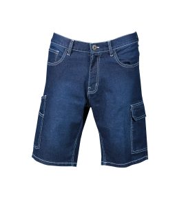 Jeans corto multitasche personalizzabile blu - JRC Dakota