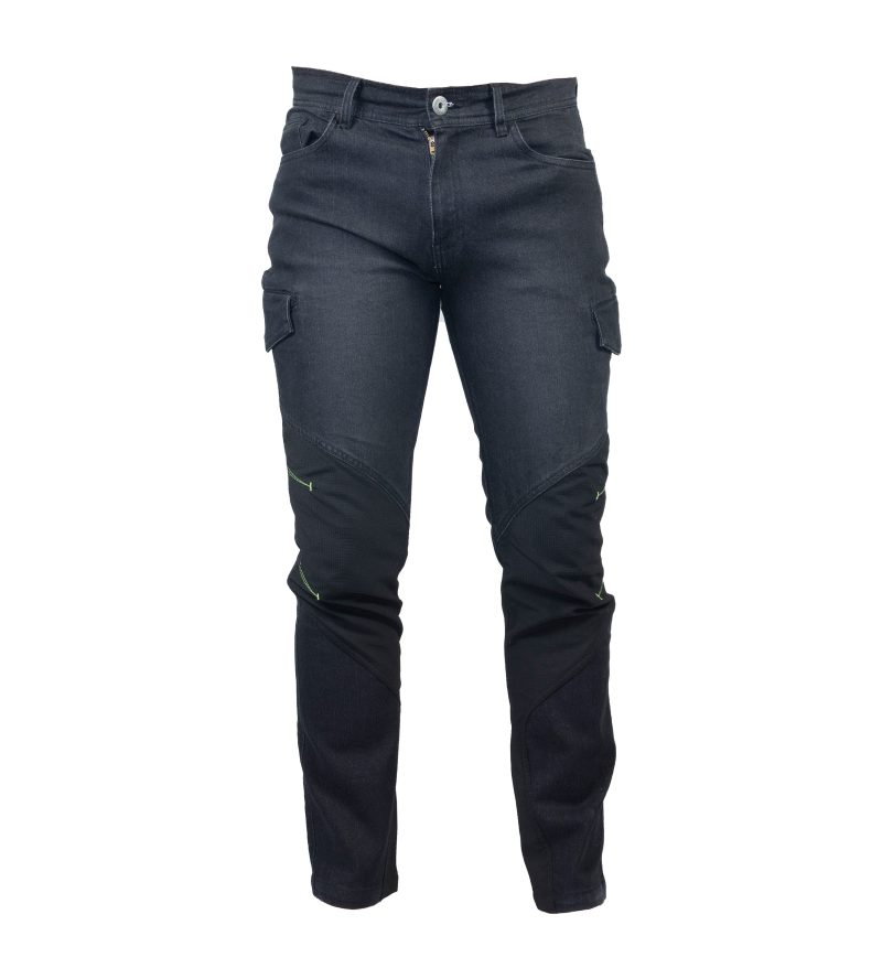 Jeans tecnico multitasche neri - JRC Austin Tech