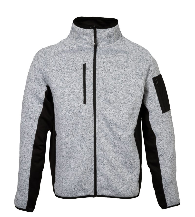 Knitted Fleece JRC Monviso Man - grigio