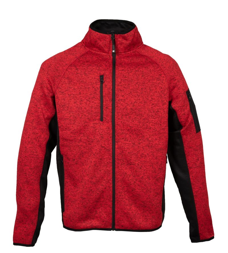 Knitted Fleece JRC Monviso Man - rosso