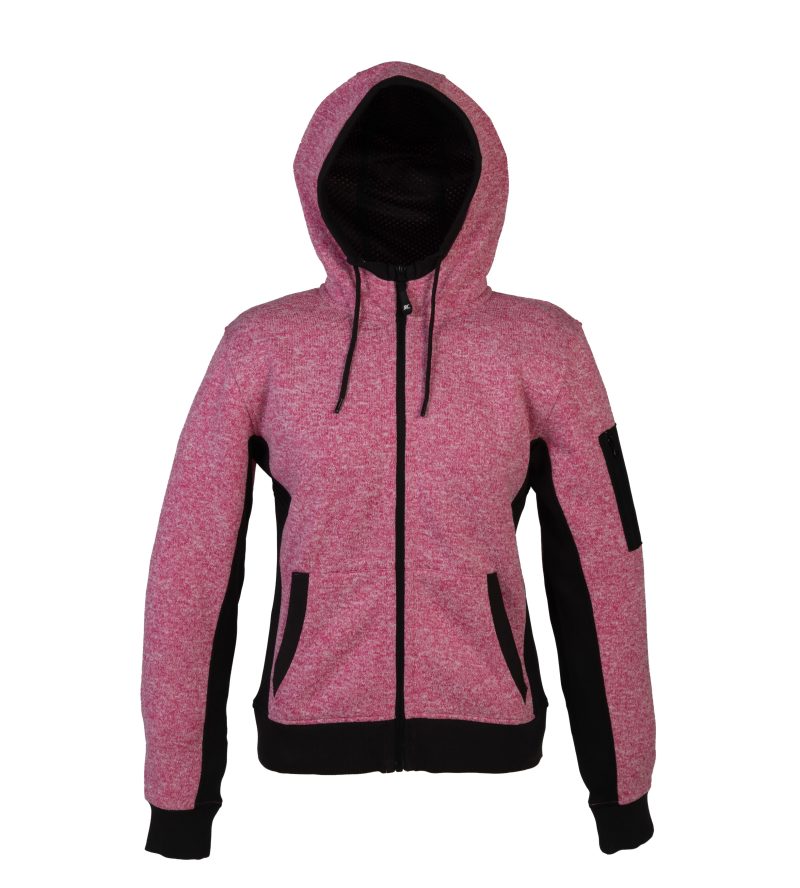 Maglia donna knitted fleece rosa - JRC Quebec Lady