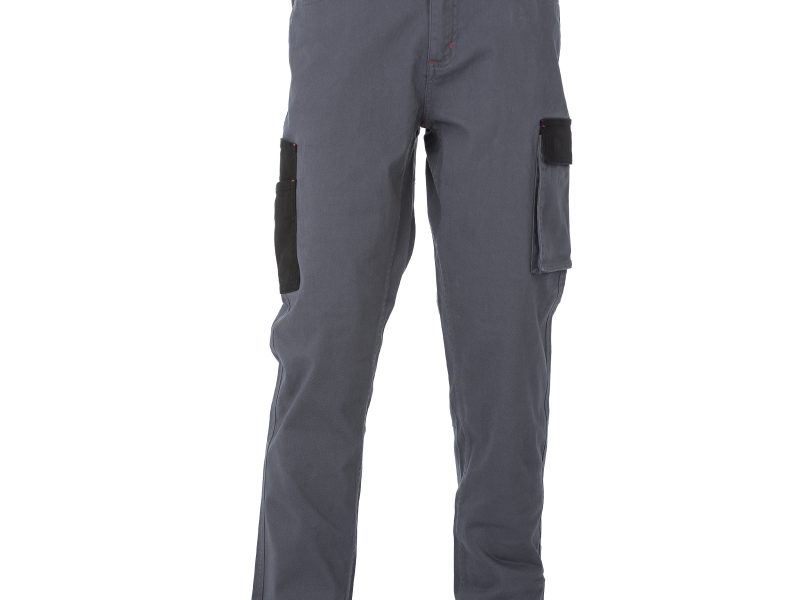 Pantalone da uomo multitasche JRC Algeri - grigio