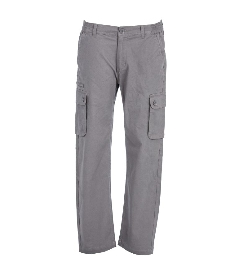 Pantalone da uomo multitasche JRC France - grigio