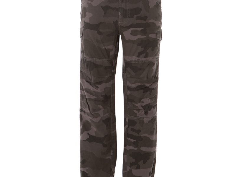 Pantalone da uomo multitasche JRC Kabul - camouflage grigio