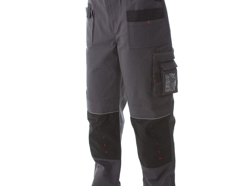 Pantalone da uomo multitasche JRC Qatar - grigio scuro