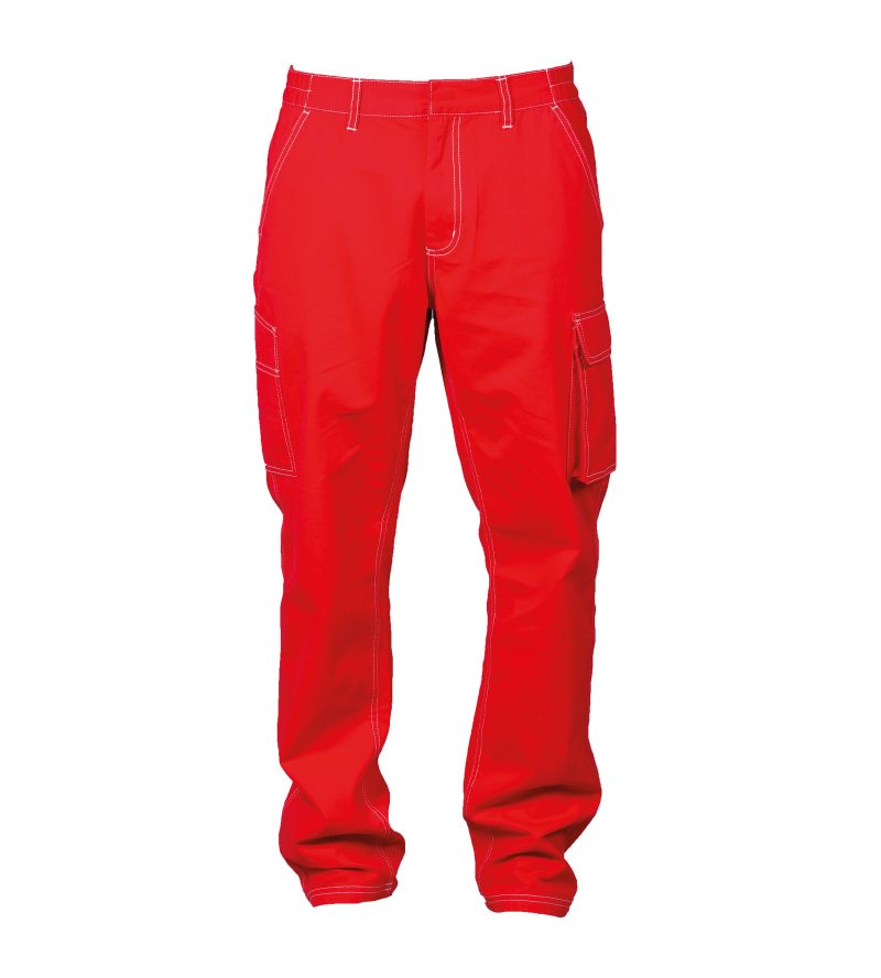 Pantalone da uomo multitasche JRC Vigo - rosso