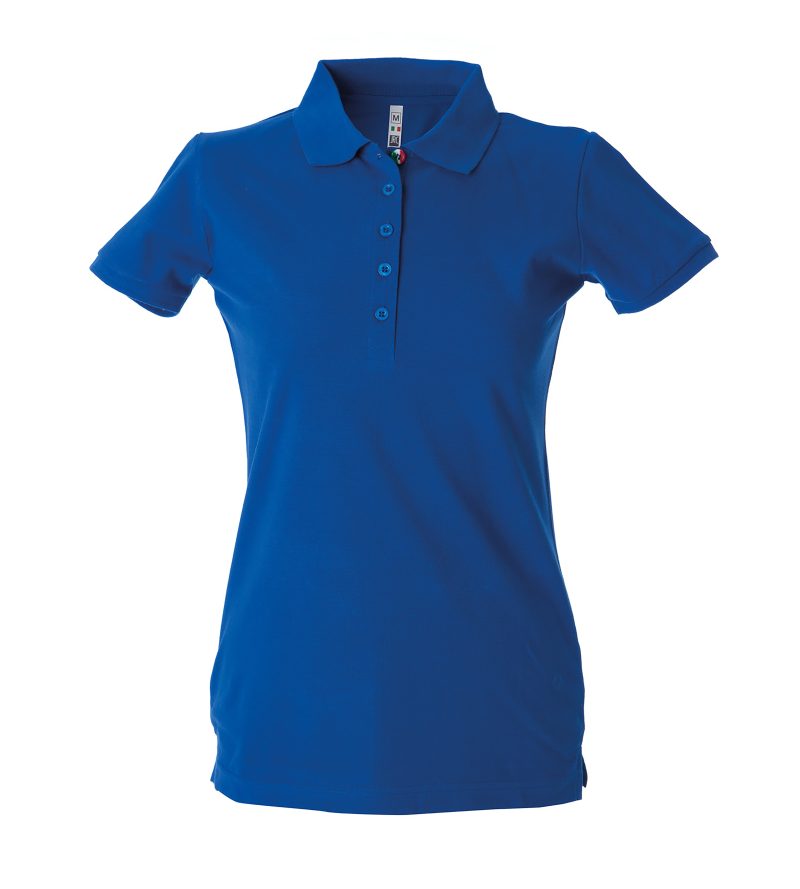 Polo donna personalizzabile blu - JRC Colombia Lady