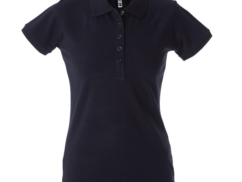 Polo donna personalizzabile nera - JRC Colombia Lady