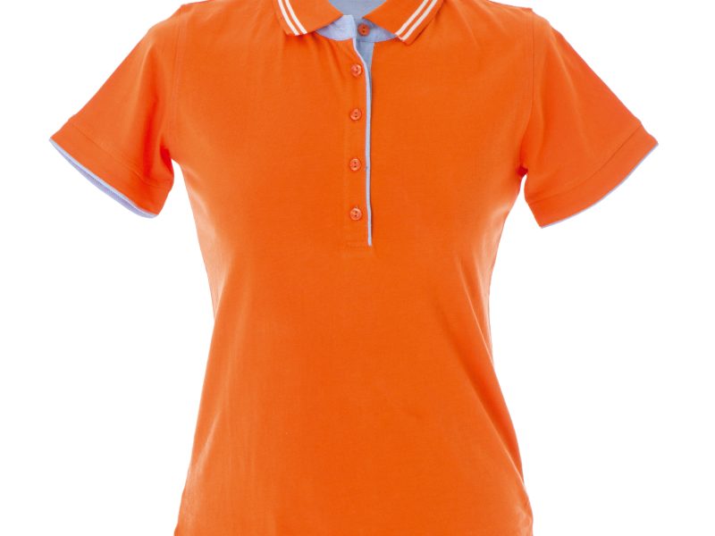 Polo donna personalizzabile arancione - JRC Rodi Lady