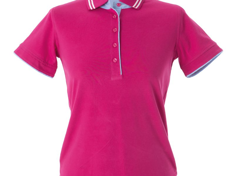 Polo donna personalizzabile fucsia - JRC Rodi Lady