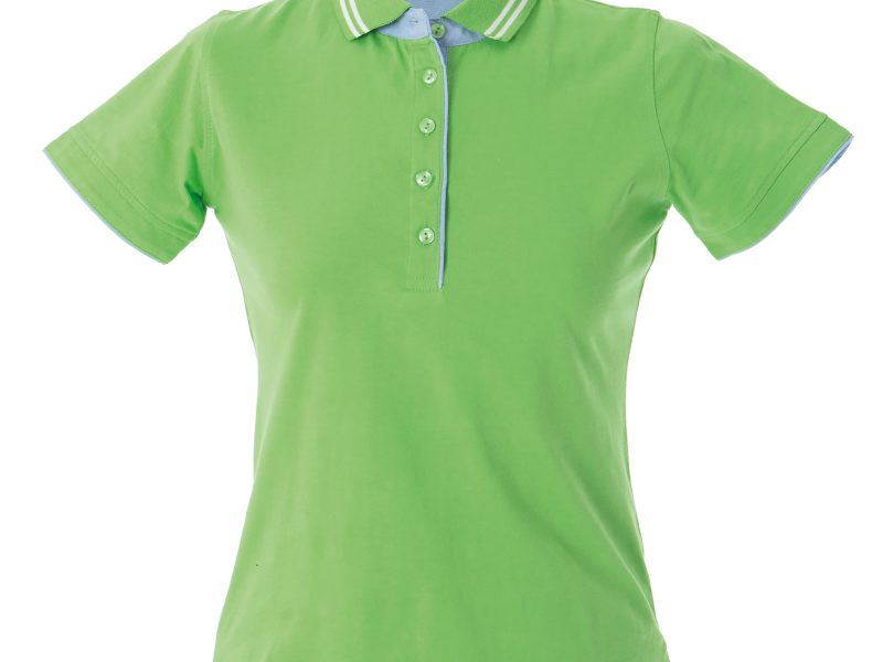 Polo donna personalizzabile verde - JRC Rodi Lady