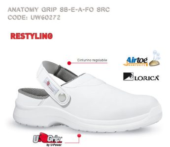 Scarpe U-Power White 68 & Black Anatomy