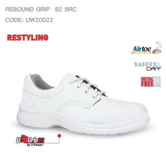 Scarpe U-Power White 68 & Black Rebound Grip