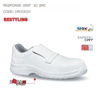 Scarpe U-Power White 68 & Black Response Grip