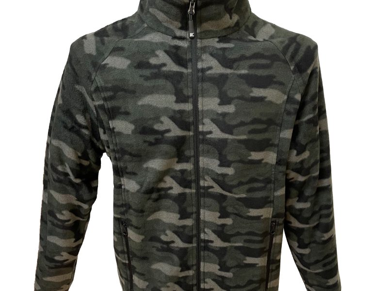 Felpa in pile personalizzabile JRC Pile Metz Man - camouflage grigio