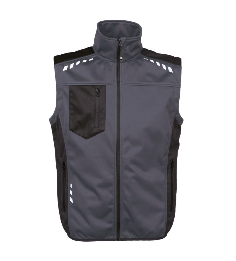 Gilet in softsheel da uomo JRC Trieste - grigio