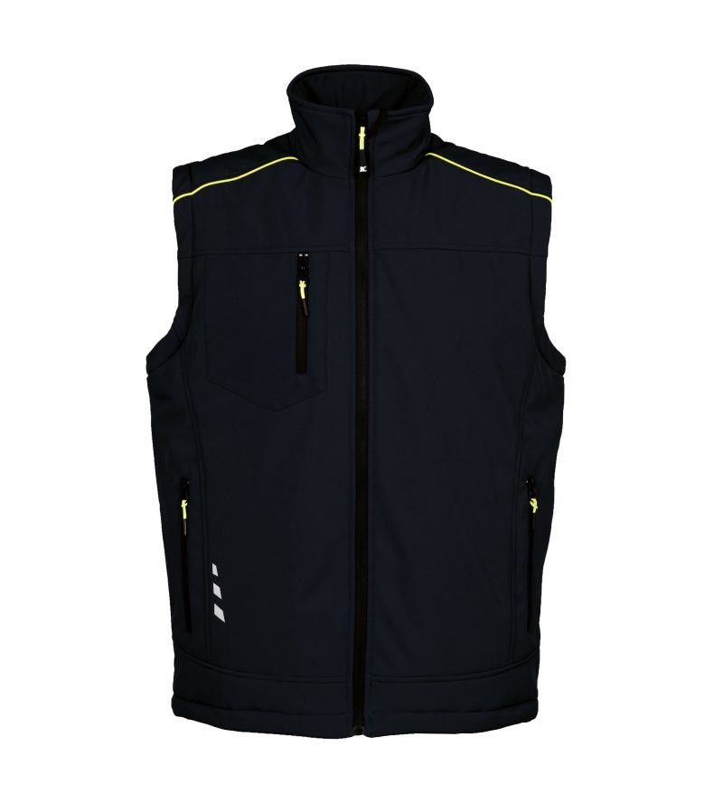 Gilet softsheel da uomo JRC Bormio - nero