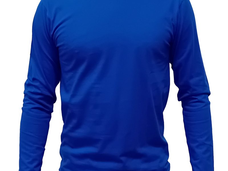 Maglia a maniche lunghe personalizzabile blu - JRC Giamaica