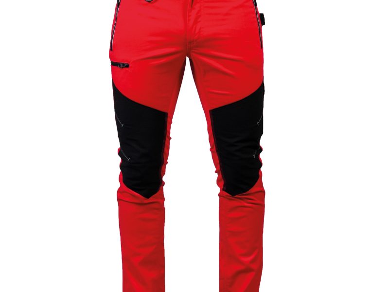 Pantalone da uomo multitasche JRC Libano - rosso