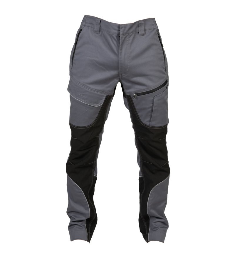 Pantalone da uomo multitasche JRC Salonicco - grigio