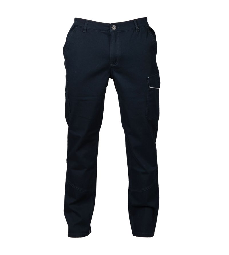 Pantalone da uomo multitasche JRC Zurigo Man - blu con inserti riflettenti