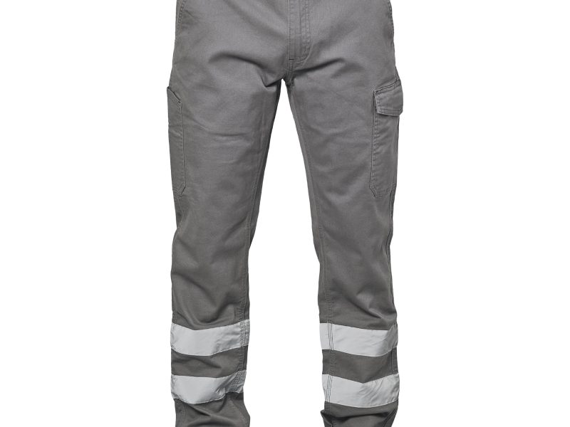 Pantalone da uomo multitasche JRC Zurigo Reflecting - grigio