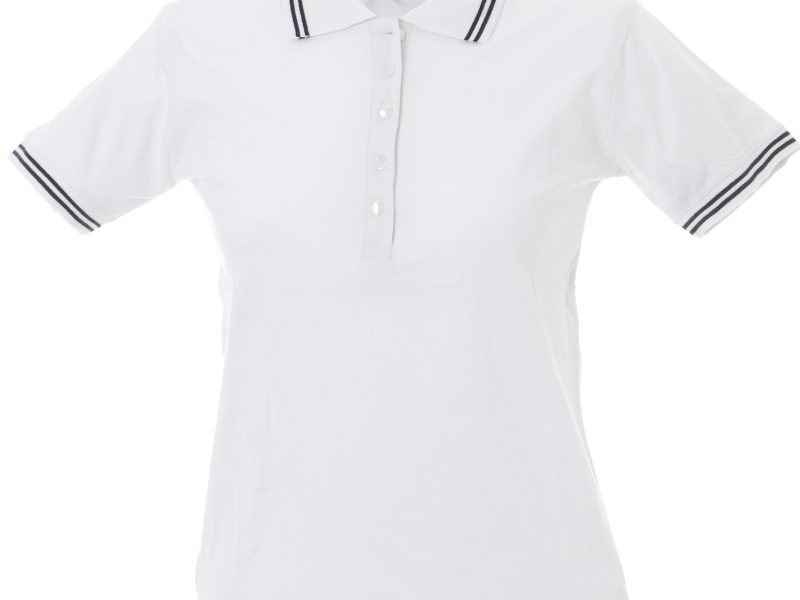 Polo donna personalizzabile bianca - JRC Minorca Lady