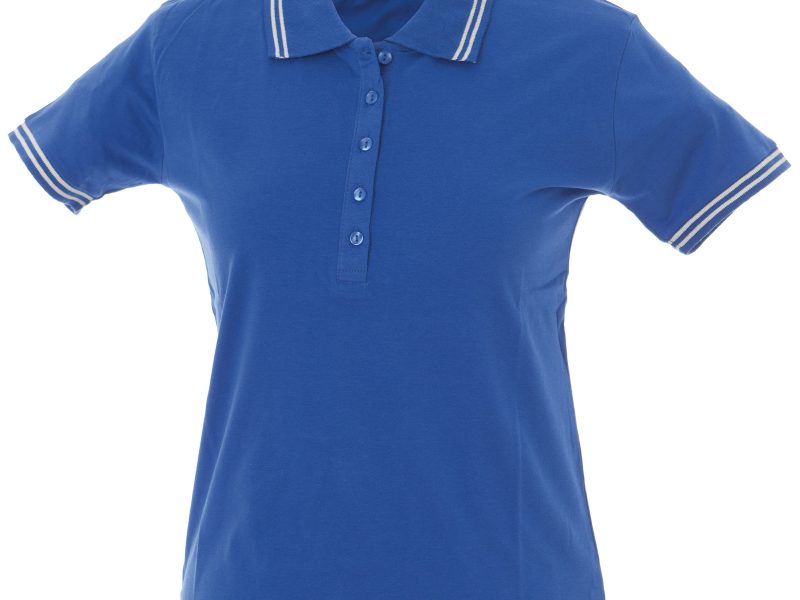 Polo donna personalizzabile blu - JRC Minorca Lady