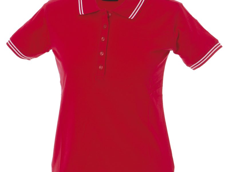 Polo donna personalizzabile rossa - JRC Minorca Lady